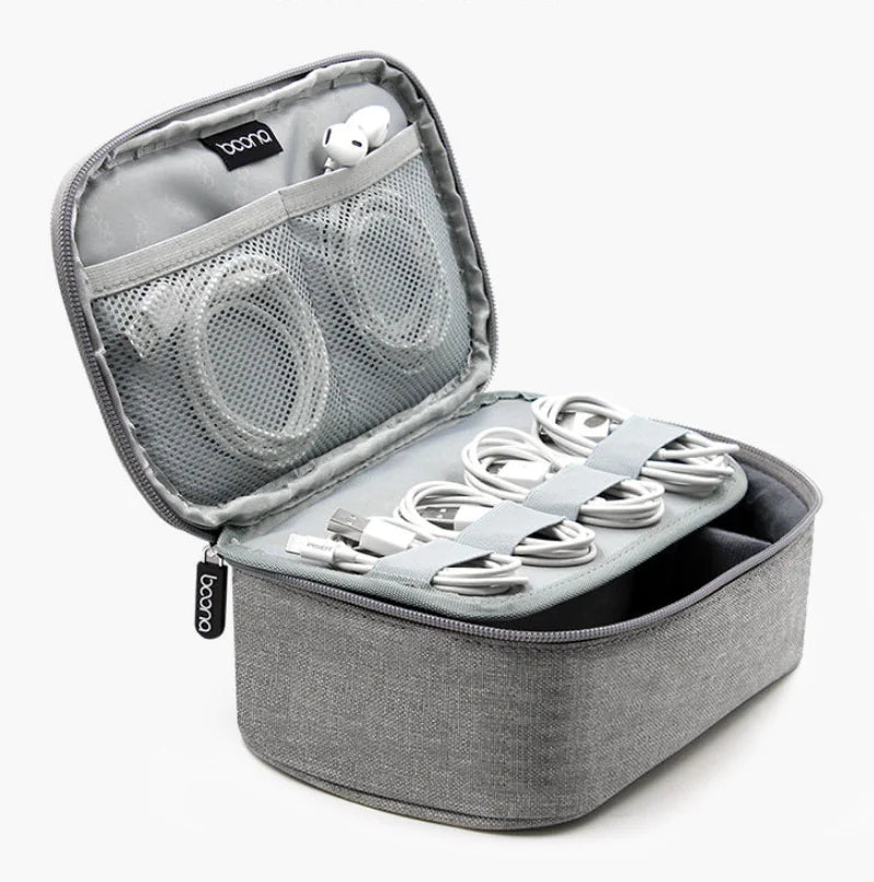 Multi-Functional Digital Storage Bag for Cables & Devices