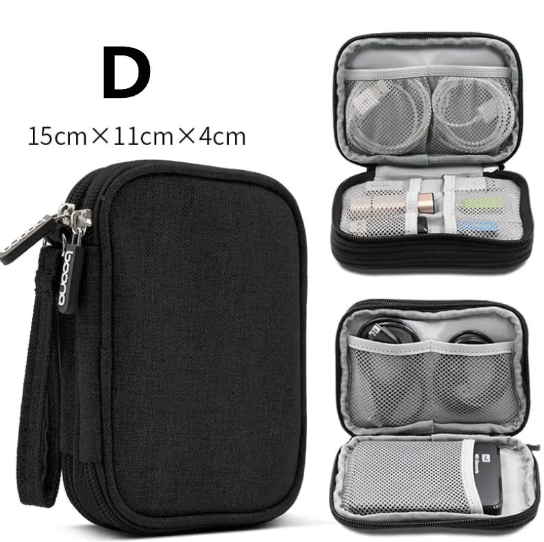 Multi-Functional Digital Storage Bag for Cables & Devices