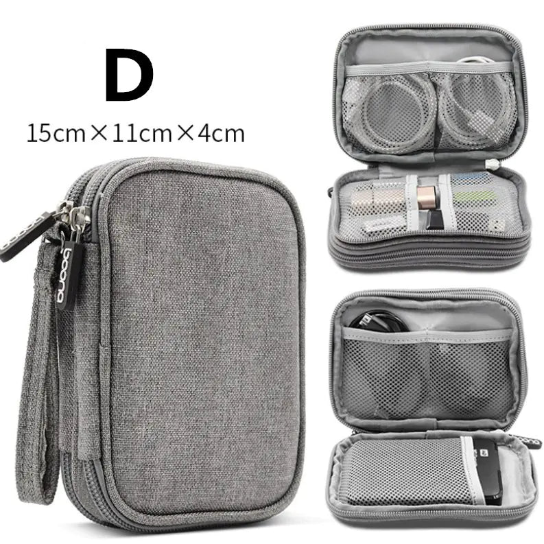 Multi-Functional Digital Storage Bag for Cables & Devices