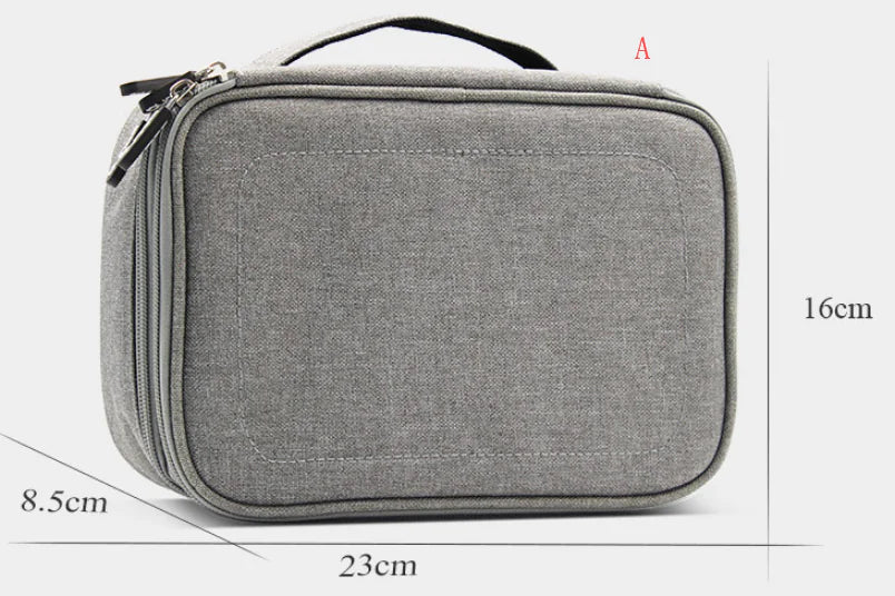 Multi-Functional Digital Storage Bag for Cables & Devices