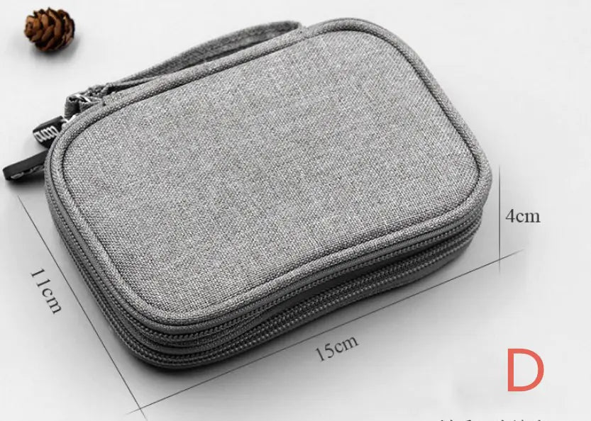 Multi-Functional Digital Storage Bag for Cables & Devices